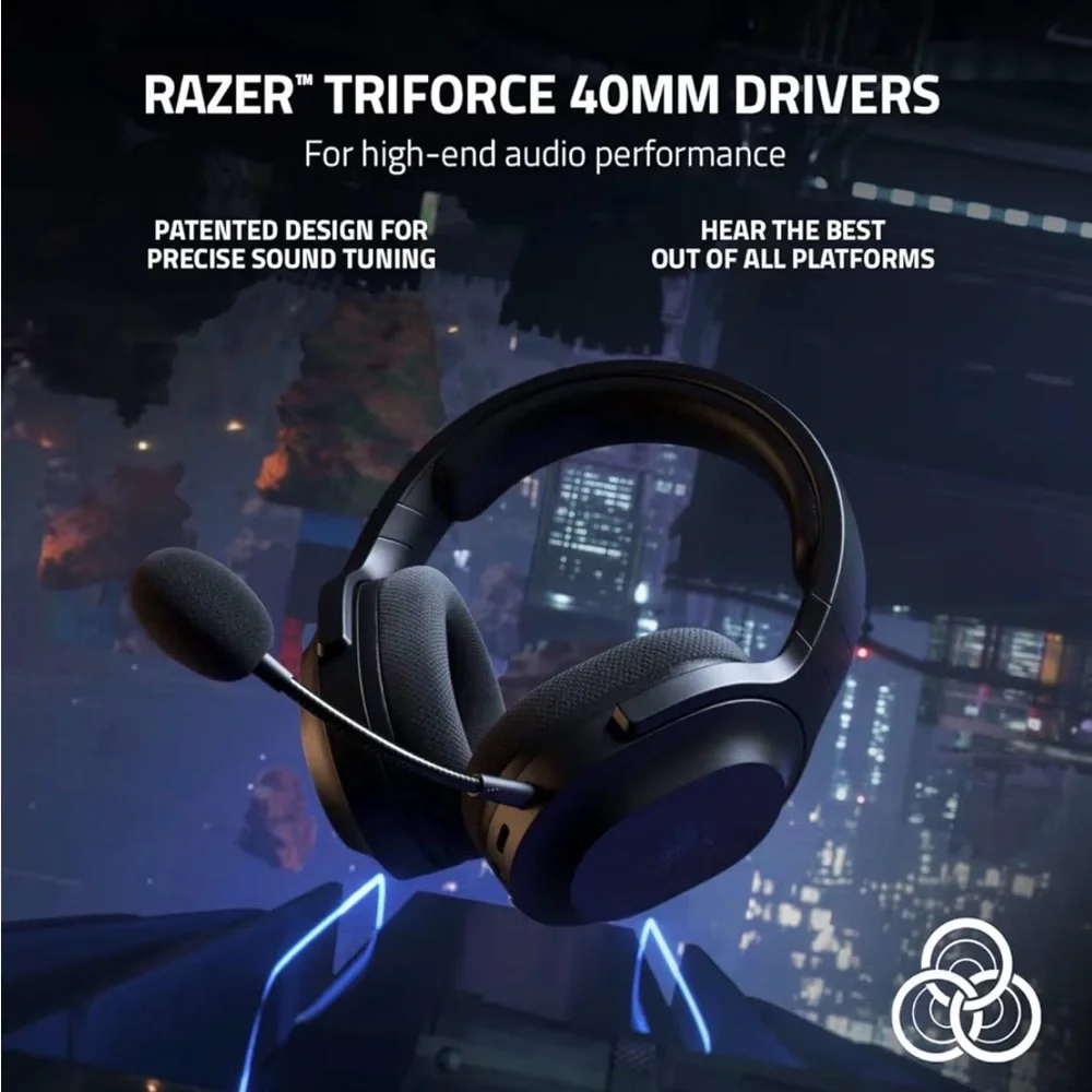 Razer Barracuda X Multi-Platform Headset - Black and Green